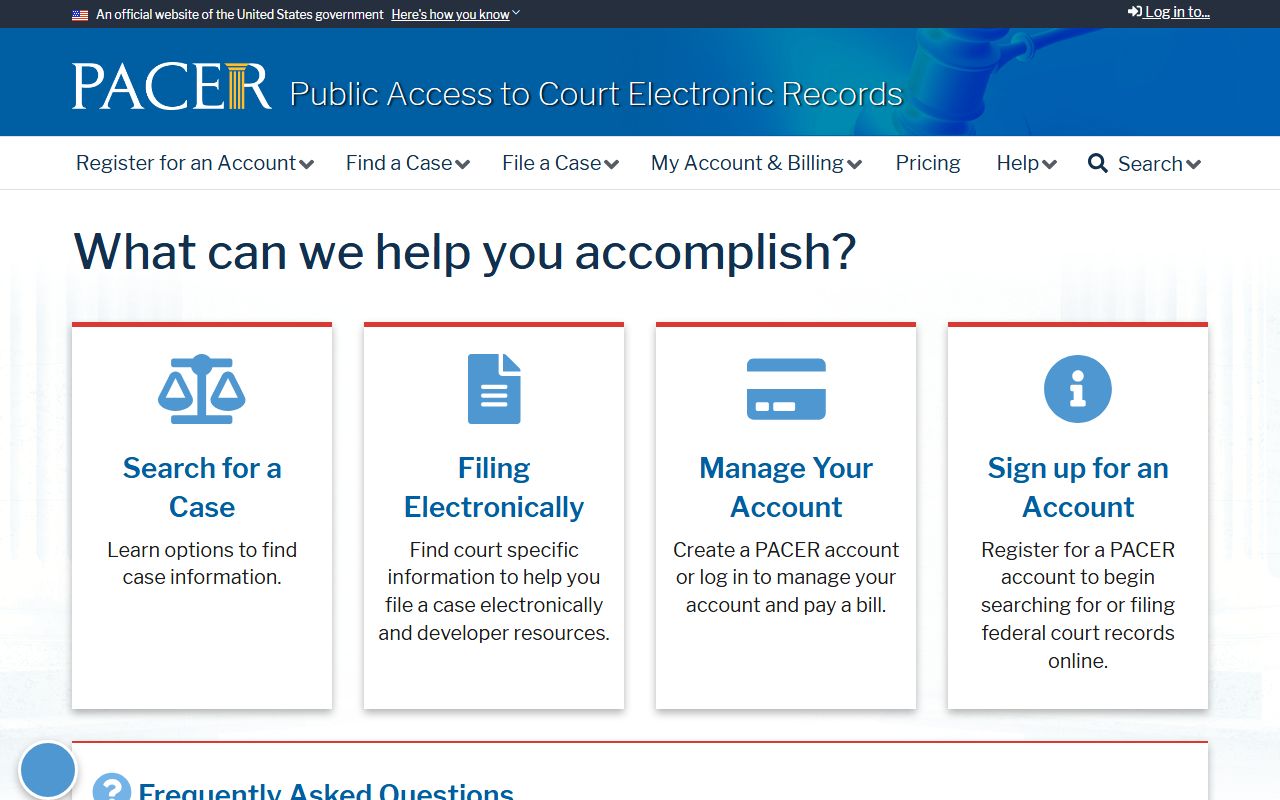 Pima County District Court - PACER service center